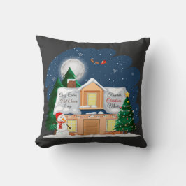 Gezellige Cabin Hot Cacao & Favoriete Kerstfilms Kussen