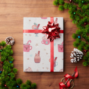Gezellige Cacao Cadeaupapier
