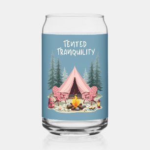 Gezellige Camping Esthetische Glamping Tent & Kamp Blikvorm Glas