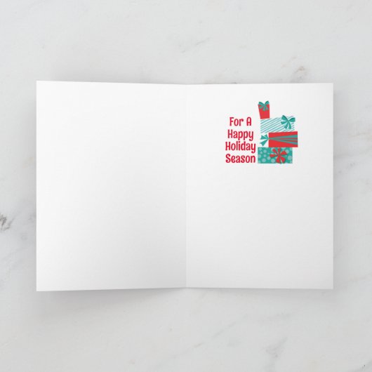 Gezellige Cats Retro Kerst Kaarten (Binnen)