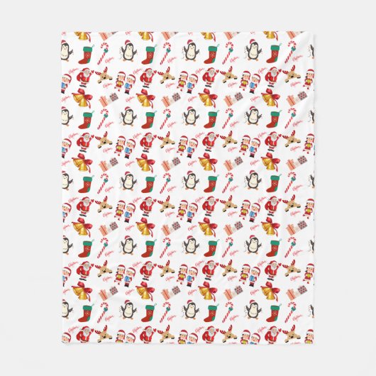 Gezellige Claus: Kerst Snuggle Deken (Voorkant)