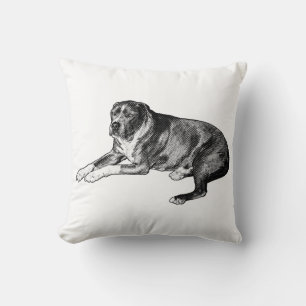 Gezellige Comic Charm - Halftone Hond Kussen