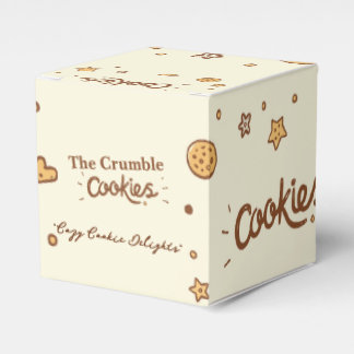 Gezellige Cookie Delights (Cream) Bedankdoosjes