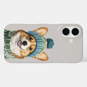 Gezellige Corgi in Winter Gear Case-Mate iPhone Case (Achterkant (horizontaal))