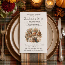 Gezellige cottage Thanksgiving vakantiedinerfeest 