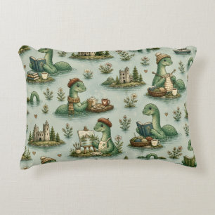 Gezellige Cryptiden Nessie Loch Ness Monster hobby Accent Kussen