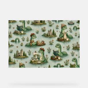 Gezellige Cryptiden Nessie Loch Ness Monster hobby Acryl Bord