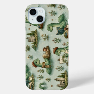 Gezellige Cryptiden Nessie Loch Ness Monster hobby iPhone 15 Mini Hoesje