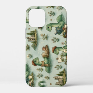 Gezellige Cryptiden Nessie Loch Ness Monster hobby iPhone 12 Mini Hoesje