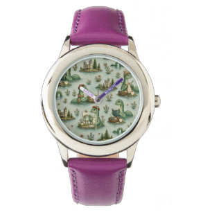 Gezellige Cryptiden Nessie Loch Ness Monster hobby Horloge