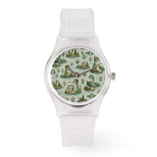 Gezellige Cryptiden Nessie Loch Ness Monster hobby Horloge