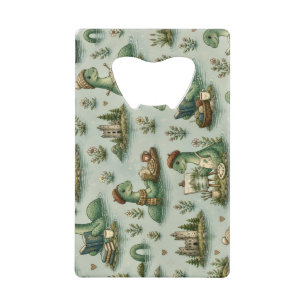 Gezellige Cryptiden Nessie Loch Ness Monster hobby Kredietkaart Flessenopener