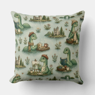 Gezellige Cryptiden Nessie Loch Ness Monster hobby Kussen