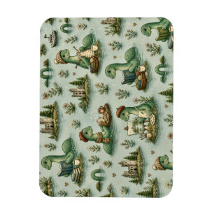 Gezellige Cryptiden Nessie Loch Ness Monster hobby Magneet