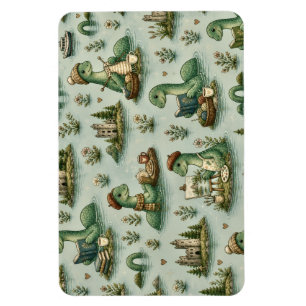 Gezellige Cryptiden Nessie Loch Ness Monster hobby Magneet