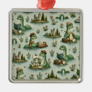 Gezellige Cryptiden Nessie Loch Ness Monster hobby Metalen Ornament