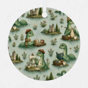Gezellige Cryptiden Nessie Loch Ness Monster hobby Metalen Ornament