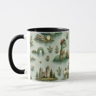Gezellige Cryptiden Nessie Loch Ness Monster hobby Mok