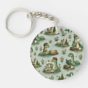 Gezellige Cryptiden Nessie Loch Ness Monster hobby Sleutelhanger