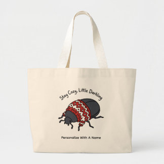 Gezellige Donkere Kever Grote Tote Bag