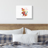 Gezellige Dragonfly Kerstmis Canvas Afdruk (Insitu (Slaapkamer))