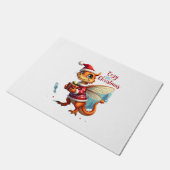Gezellige Dragonfly Kerstmis Deurmat (Schuin)