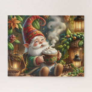 Gezellige Dwerg Koffie Legpuzzel