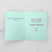 Gezellige egel en wilde bloemen bos dank u kaart (Binnen)