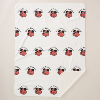 Gezellige Fleece & Sherpa deken