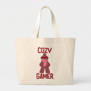 Gezellige Gamer Fun Boardgame Meeple Gamer Life Grote Tote Bag