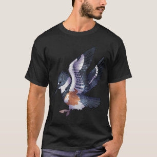 Gezellige Gegordelde IJsvogel T-shirt