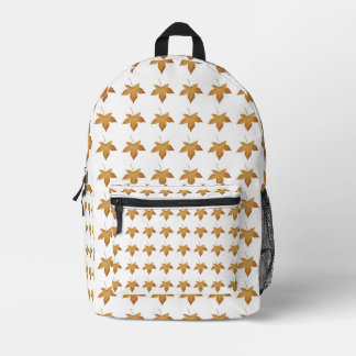 Gezellige herfst bladpatroon esthetisch ontwerp bedrukte rugzak