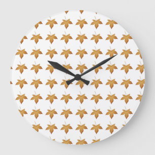 Gezellige herfst bladpatroon esthetisch ontwerp grote klok