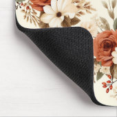 Gezellige herfst bloemenprint digitale kunst muismat (Hoek)