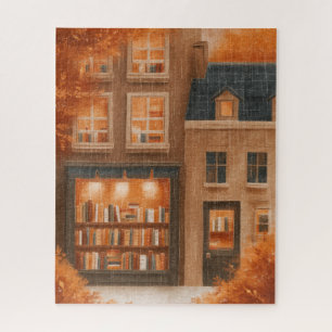 Gezellige Herfst boekhandel Legpuzzel
