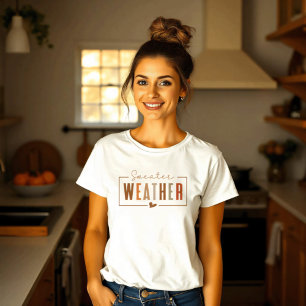 Gezellige Herfst Herfst Trui Weer T-shirt