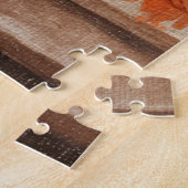Gezellige Herfst Herfstvenster Legpuzzel (Zijkant)