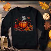 Gezellige Herfst Koffie Pompoen Kruid Herfst Vibes Trui