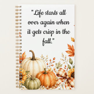Gezellige Herfst Pompoen Planner