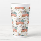 Gezellige herfst pompoenen latte mok (Voorkant)