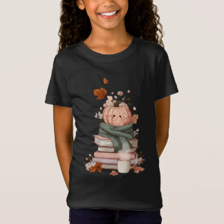 Gezellige herfst stapel t-shirt