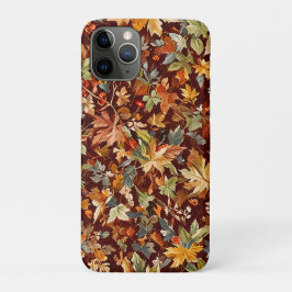 Gezellige herfst telefoonhoes iPhone 11 pro hoesje