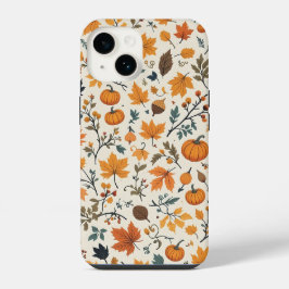 Gezellige herfst telefoonhoes iPhone 14 hoesje