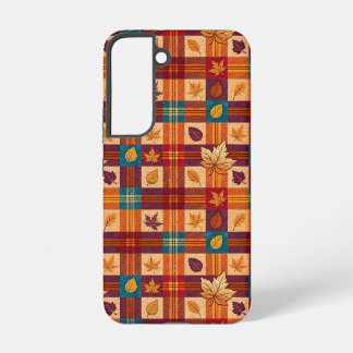 Gezellige herfst telefoonhoes samsung galaxy hoesje