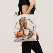 Gezellige Herfst Vibes - Laarzen, pompoenkruid, vr Draagtas (Dichtbij)