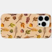 Gezellige herfstbladeren & eikels Case-Mate iPhone case (Achterkant (horizontaal))