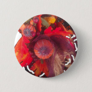 Gezellige herfstcharme - herfstdecoratie en cadeau ronde button 5,7 cm