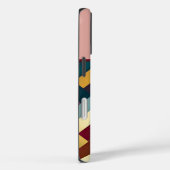 Gezellige herfsttonen weven patroon monogram Case-Mate iPhone case (Achterkant / Rechts)