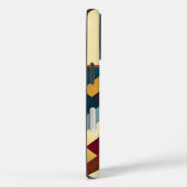 Gezellige herfsttonen weven patroon monogram Case-Mate iPhone case (Achterkant / Rechts)