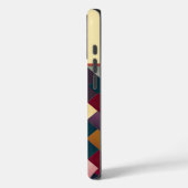 Gezellige herfsttonen weven patroon monogram Case-Mate iPhone case (Achterkant / Links)